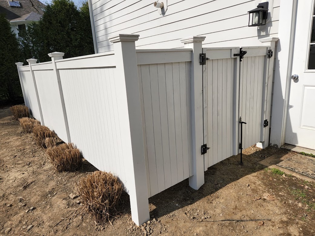 Decorative vinyl fence